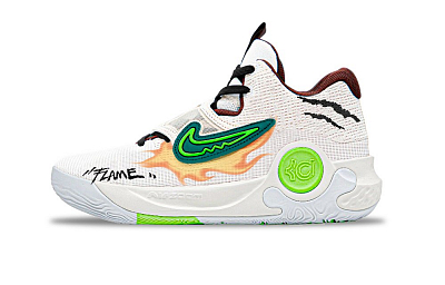 Nike KD Trey 5 X Fireworks Anti-Slip And Wear-Resistant Support Low-Top Basketball Shoes Men's Beige