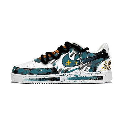 Nike Court Vision 1 Low Top Skateboard Shoes Unisex Green