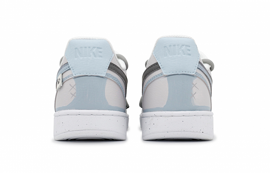 Nike Court Vision 1 Heart Box & Cute Puppy Bus Slip Resistant Cushioning Low Top Skateboard Shoes Men's White Gray купить в интернет-магазине Yoocart с быстрой доставкой по России.