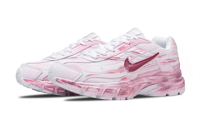 Nike Initiator Cushioning And Breathable Low Top Casual City Commute Running Shoes Women's Pink