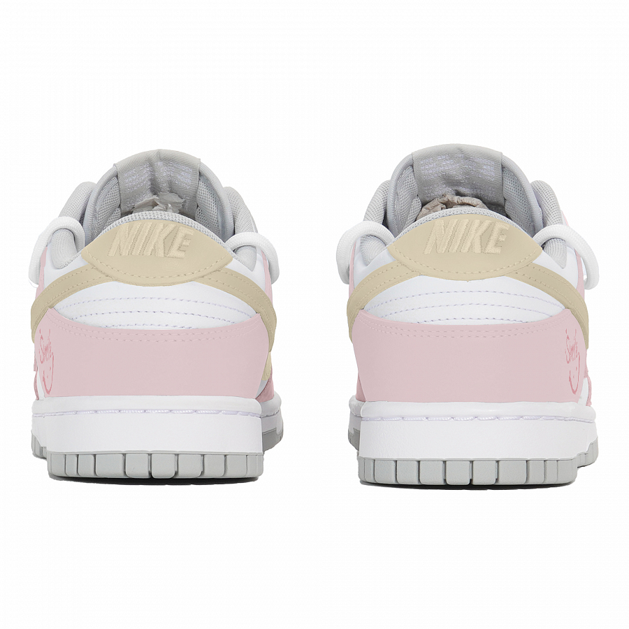 Nike Dunk Slip Resistant Low Top Skateboard Shoes Women's White Pink Yellow купить в интернет-магазине Yoocart с быстрой доставкой по России.