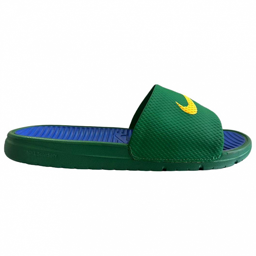 Nike Benassi Solarsoft Slide Slippers Men's Olive Green купить в интернет-магазине Yoocart с быстрой доставкой по России.