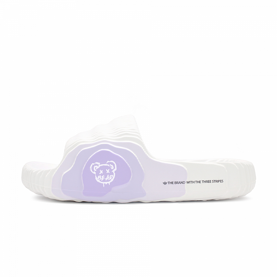 Adidas Originals ADILETTE 22 Abrasion Resistant Slide Slippers Unisex Purple White купить в интернет-магазине Yoocart с быстрой доставкой по России.