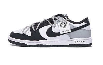 Nike Dunk Skateboard Shoes Unisex Low-Top Black White