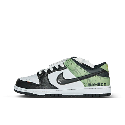 Nike Dunk Low Top Skateboard Shoes Unisex White Green