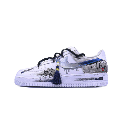 Nike Air Force 1 Skateboard Shoes Unisex Low top Red