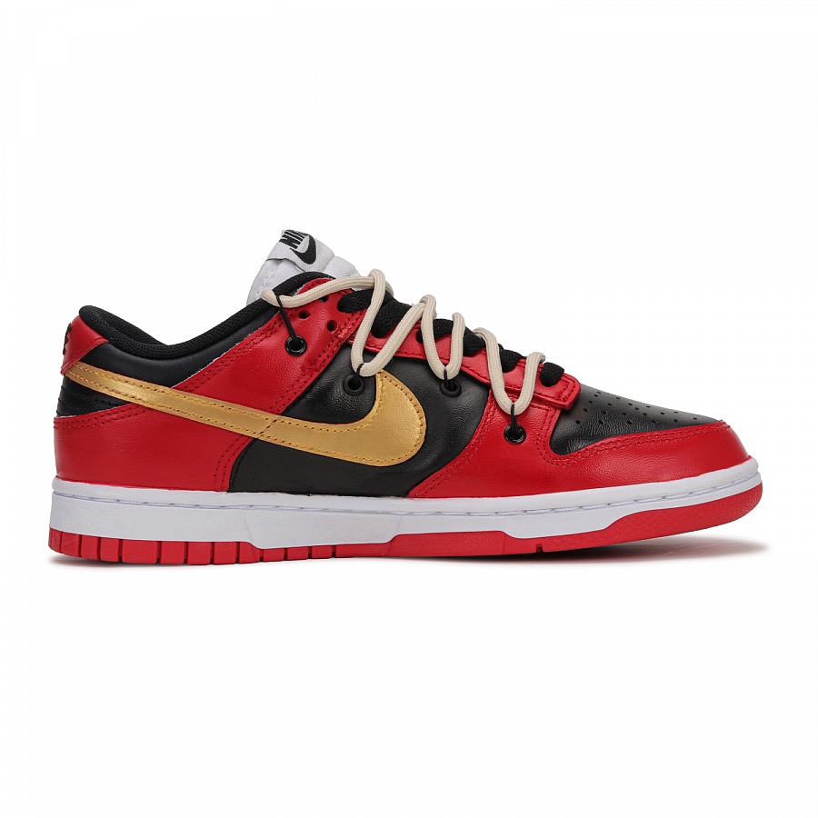 Nike Dunk Anti-Slip Wear-Resistant Low-Top Skateboard Shoes Unisex Black Red Gold купить в интернет-магазине Yoocart с быстрой доставкой по России.