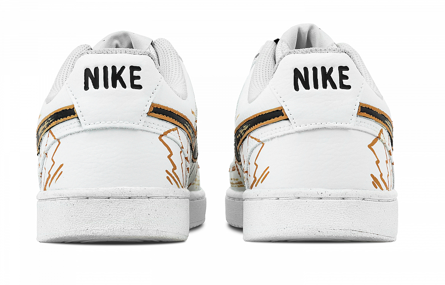 Nike Court Vision 1 Cloud Nine Lightning Heart Box Anti Slip Wear Resistant Low Top Skateboard Shoes Men's White Orange купить в интернет-магазине Yoocart с быстрой доставкой по России.