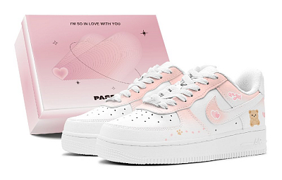 Nike Air Force 1 Skateboard Shoes Women's Low top White