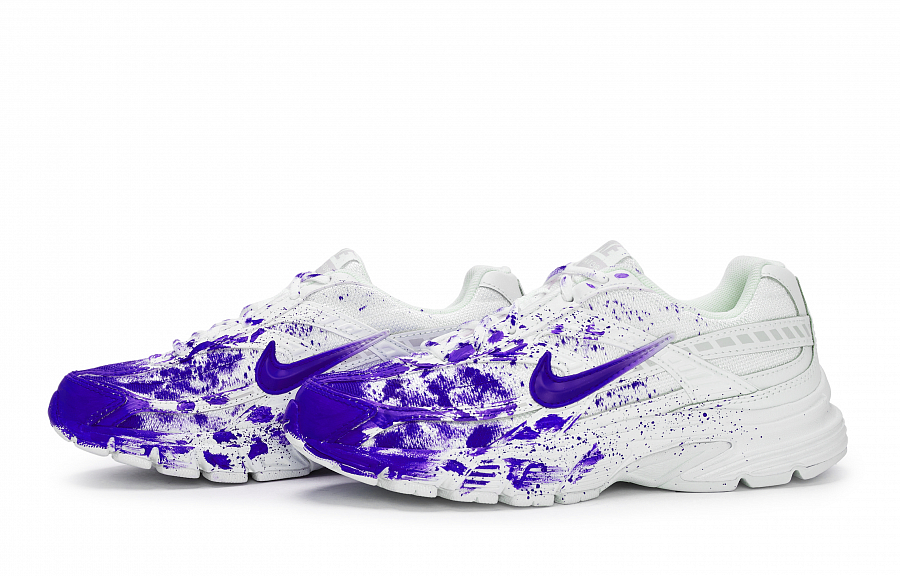 Nike Initiator Anti Slip Wear Resistant Low Top Running Shoes Women's White Blue Purple купить в интернет-магазине Yoocart с быстрой доставкой по России.
