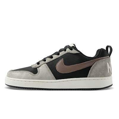 Nike Court Anti-Slip Wear-Resistant Low-Top Skateboard Shoes Men's Black Brown