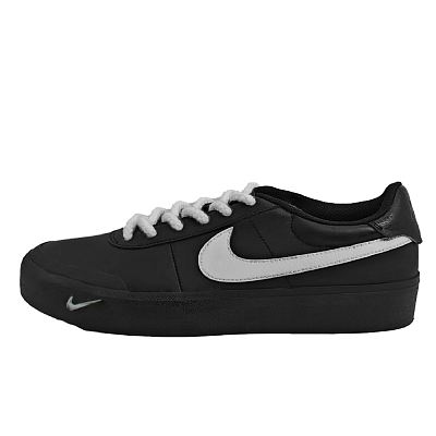 Nike Court Shot Anti-Slip And Wear-Resistant Lightweight Low-Top Skateboard Shoes Unisex Black White