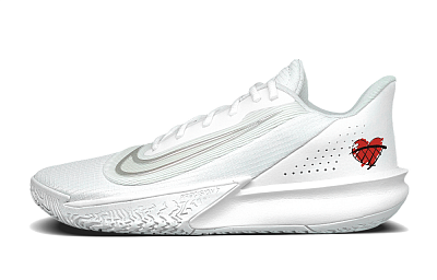 Nike Precision 7 Cushioning, Slip Resistant, And Abrasion Resistant Low Top Basketball Shoes Men's White