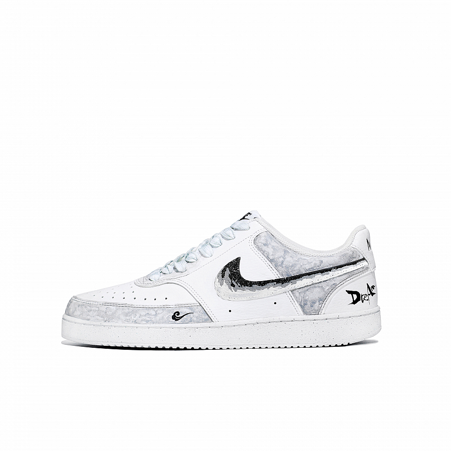 Nike Court Vision 1 Dreamy Realm, Created By Erya Slip Resistant Low Top Skateboard Shoes Men's Light Gray купить в интернет-магазине Yoocart с быстрой доставкой по России.