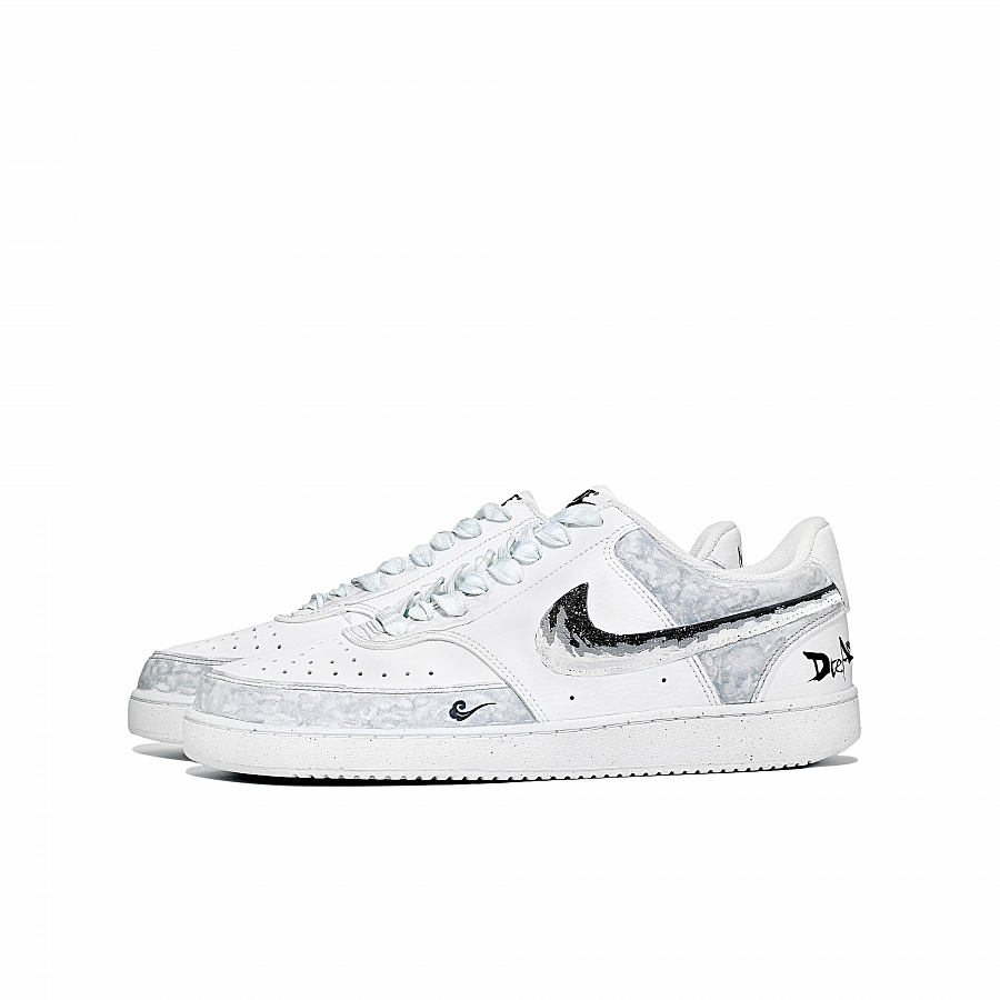 Nike Court Vision 1 Dreamy Realm, Created By Erya Slip Resistant Low Top Skateboard Shoes Men's Light Gray купить в интернет-магазине Yoocart с быстрой доставкой по России.