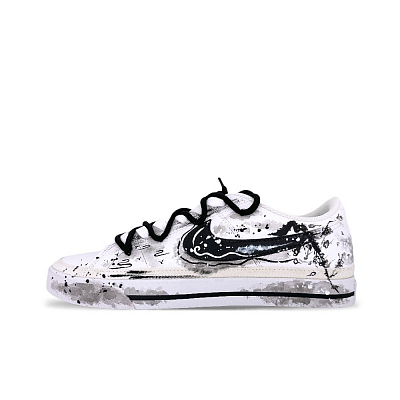 Nike Court Legacy Skateboard Shoes Unisex Low top Black/White
