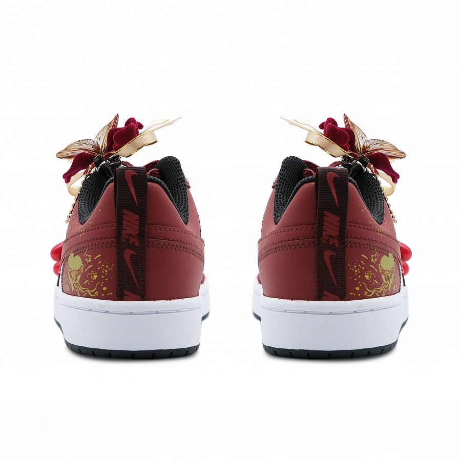 Nike Court Borough Slip Resistant Abrasion Resistant Low top Skateboard Shoes Women's Red купить в интернет-магазине Yoocart с быстрой доставкой по России.