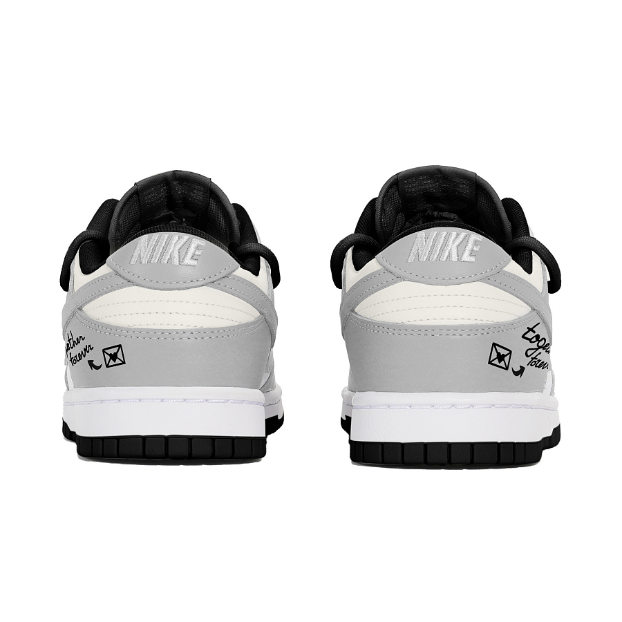 Nike Dunk Joy Lemon Abrasion Resistant Low Top Skateboard Shoes Men's Gray White купить в интернет-магазине Yoocart с быстрой доставкой по России.
