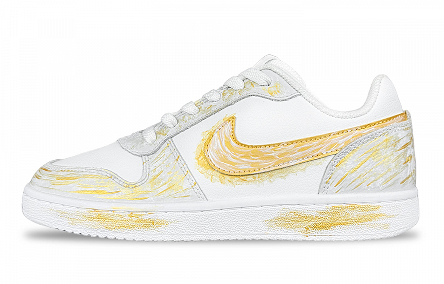 Nike EBERNON Gilded Special Box Shock Absorbers Low Top Skateboard Shoes Unisex Gold купить в интернет-магазине Yoocart с быстрой доставкой по России.