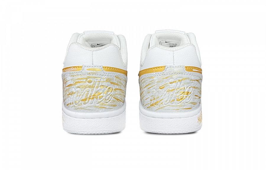 Nike EBERNON Gilded Special Box Shock Absorbers Low Top Skateboard Shoes Unisex Gold купить в интернет-магазине Yoocart с быстрой доставкой по России.