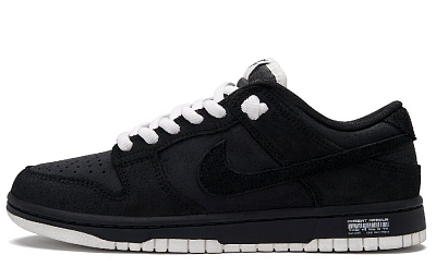 Nike Dunk Anti Slip Wear Resistant Low Top Skateboard Shoes Women's Black