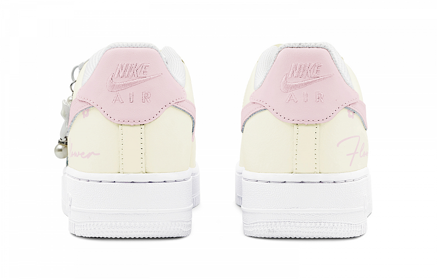 Nike Air Force 1 Air Force 1 Abrasion Resistant Low Top Skateboard Shoes Women's Yellow Pink купить в интернет-магазине Yoocart с быстрой доставкой по России.