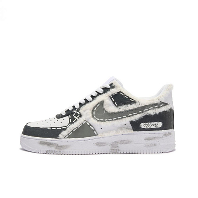 Nike Air Force 1 Low Top Skateboard Shoes Unisex White