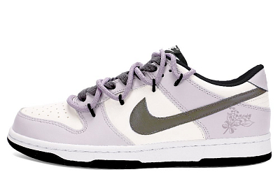 Nike Dunk Cushioning Lightweight Low Top Skateboard Shoes Women's Light Purple