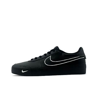 Nike Court Shot Anti Slip And Wear Resistant Lightweight Low Top Skateboard Shoes Men's Black