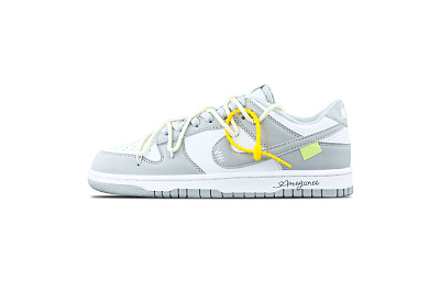 Nike Dunk Gray White Era Slip Resistant, Abrasion Resistant, Lightweight Low Top Skateboard Shoes Men's Light Gray