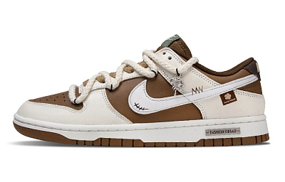 Nike Dunk Skateboard Shoes Men's Low top Beige