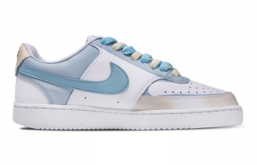 Nike Court Vision 1 Low Top Skateboard Shoes Women's Yellow Blue купить в интернет-магазине Yoocart с быстрой доставкой по России.