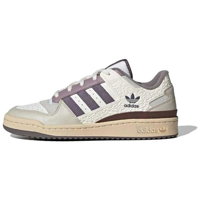 Adidas Originals FORUM Abrasion Resistant Low Top Skateboard Shoes Unisex White