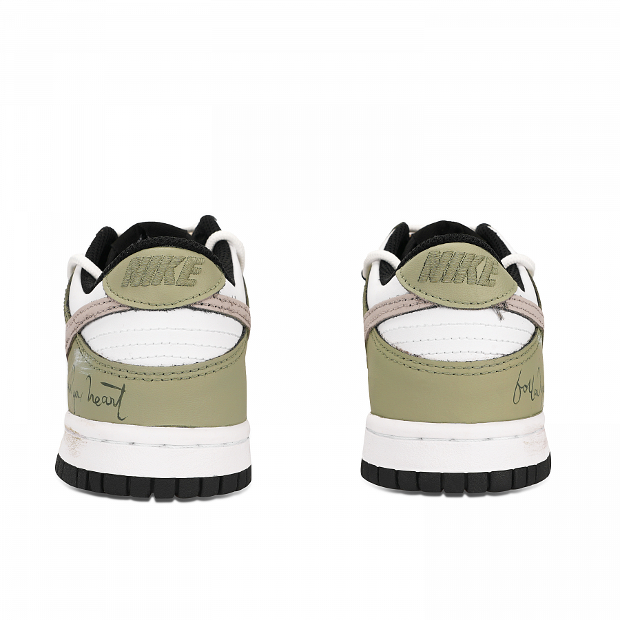 Nike Dunk Green Spring Mood Abrasion Resistant Low Top Skateboard Shoes Unisex Green Pink White купить в интернет-магазине Yoocart с быстрой доставкой по России.