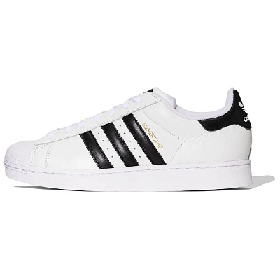 Beams x Adidas Originals SUPERSTAR Low Top Skateboard Shoes Men's White Black