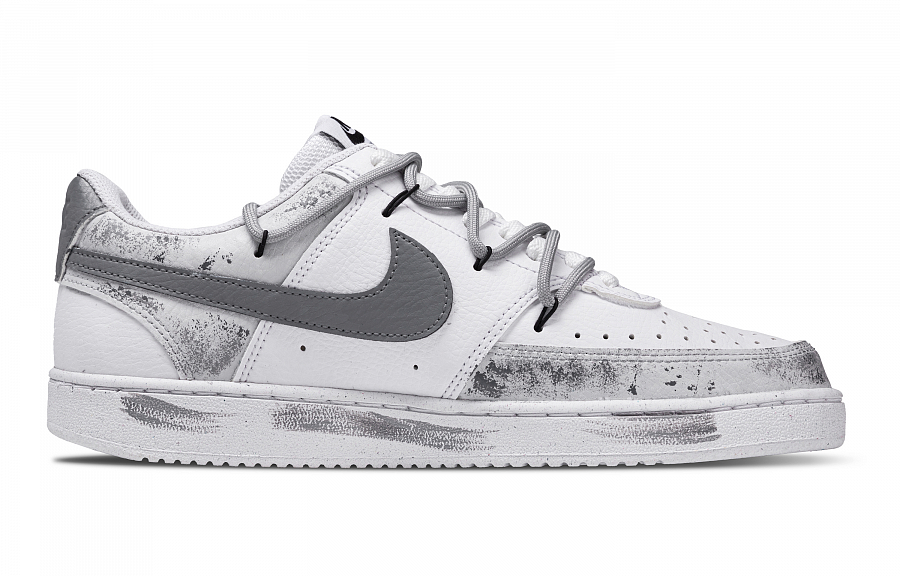 Nike Court Vision 1 Viewing Cranes By The Mountain Non slip Lightweight Low Top Skateboard Shoes Unisex White Gray купить в интернет-магазине Yoocart с быстрой доставкой по России.