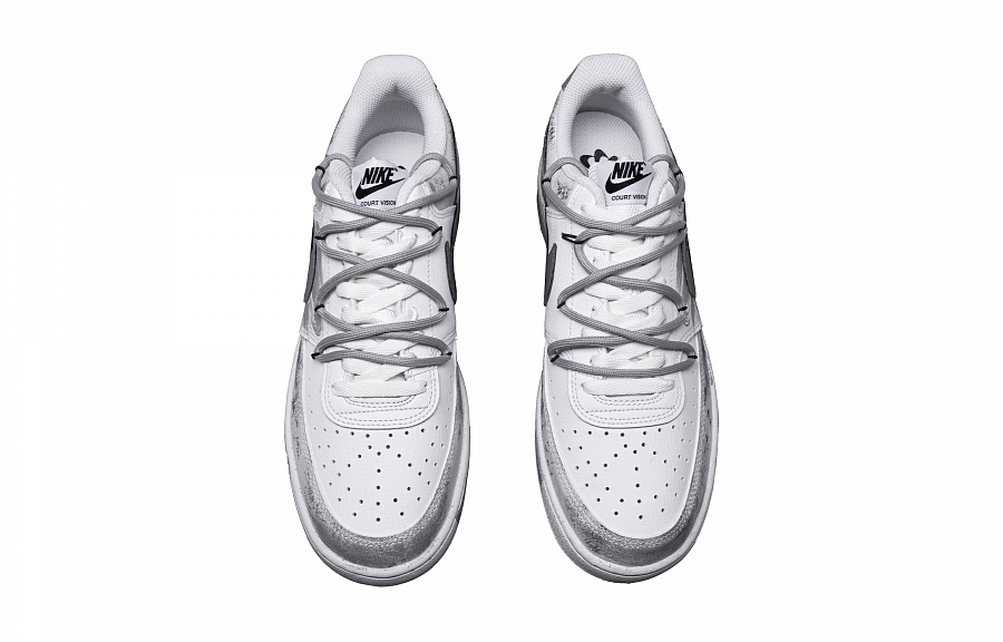 Nike Court Vision 1 Viewing Cranes By The Mountain Non slip Lightweight Low Top Skateboard Shoes Unisex White Gray купить в интернет-магазине Yoocart с быстрой доставкой по России.
