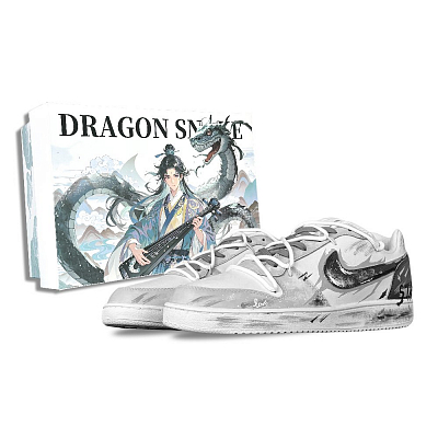 Nike EBERNON Starry Sky Guardian Slip Resistant Low Top Skateboard Shoes Men's Gray