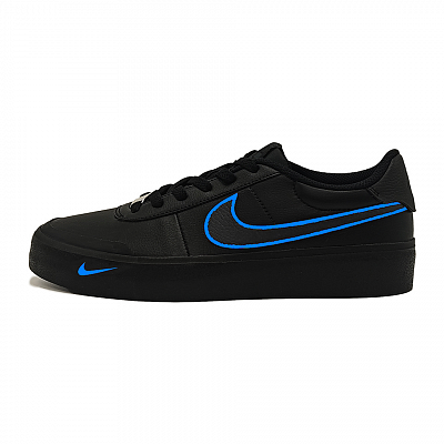 Nike Court Shot Slip Resistant, Abrasion Resistant, Lightweight Low Top Skateboard Shoes Unisex Dodger Blue