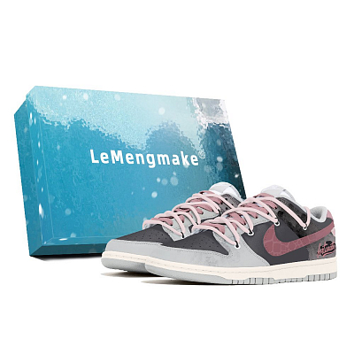 Nike Dunk Abrasion-Resistant Low-Top Skateboard Shoes Men's White