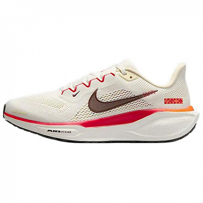 Nike Anti-Slip Wear-Resistant Low-Top Running Shoes Women's White Black Red