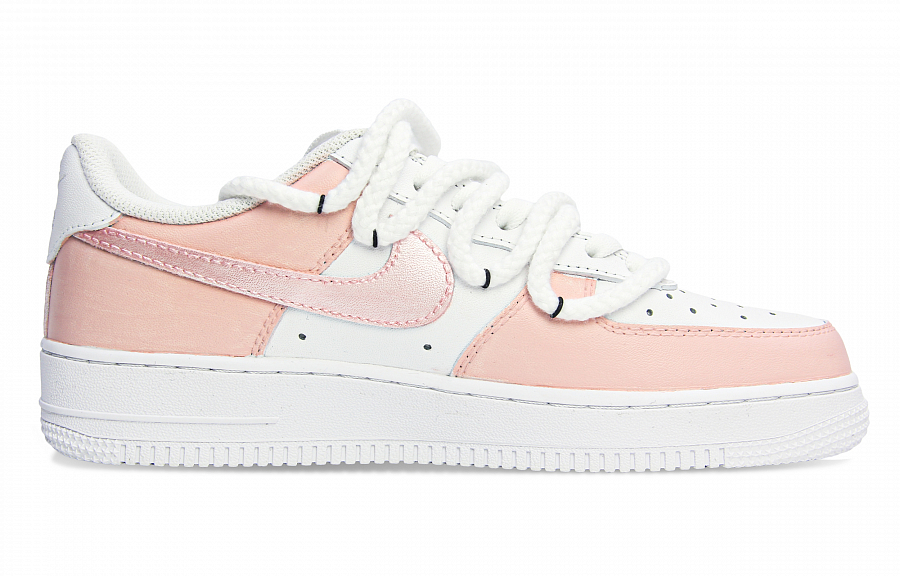 Nike Air Force 1 Anti Slip Wear Resistant Low Top Skateboard Shoes Women's Honey Pink купить в интернет-магазине Yoocart с быстрой доставкой по России.