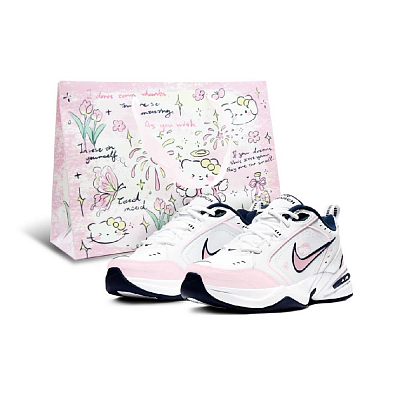 Nike Air Monarch 4 Chunky Sneakers Unisex Low top White/Pink