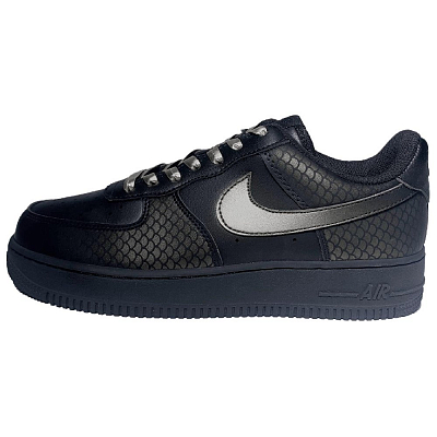 Nike Air Force 1 Low Top Skateboard Shoes Unisex Black