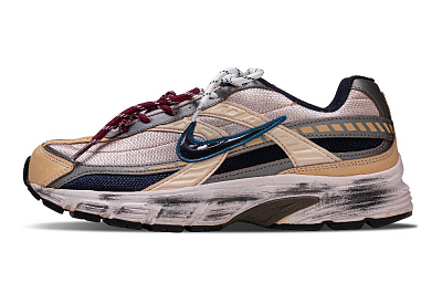 Nike Initiator Cushioning, Slip Resistant, And Abrasion Resistant Low Top Running Shoes Men's Brown