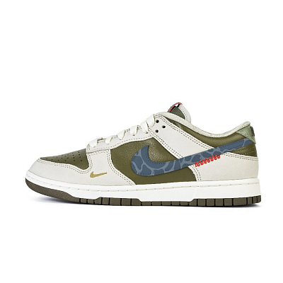 Nike Dunk Anti-Slip Wear-Resistant Low-Top Skateboard Shoes Unisex Green Blue
