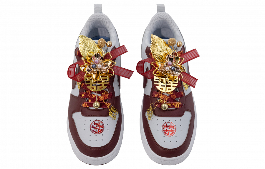 Nike Court Vision GS Love Forever Joy Slip Resistant Abrasion Resistant Low top Skateboard Shoes Women's Burgundy купить в интернет-магазине Yoocart с быстрой доставкой по России.