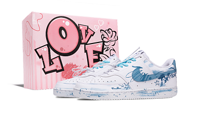 Nike Court Vision 1 Low Top Skateboard Shoes Men's Light Blue
