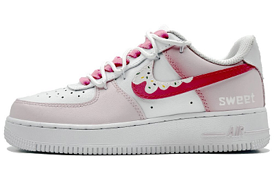 Nike Air Force 1 Skateboard Shoes Women's Low top White/Pink