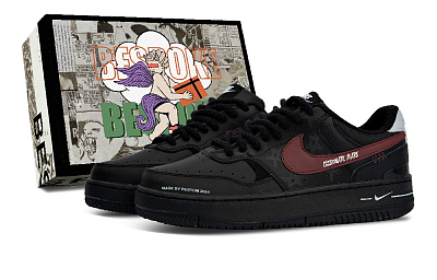 Nike Gamma Force Slip Resistant Low Top Skateboard Shoes Women's Black Coffee